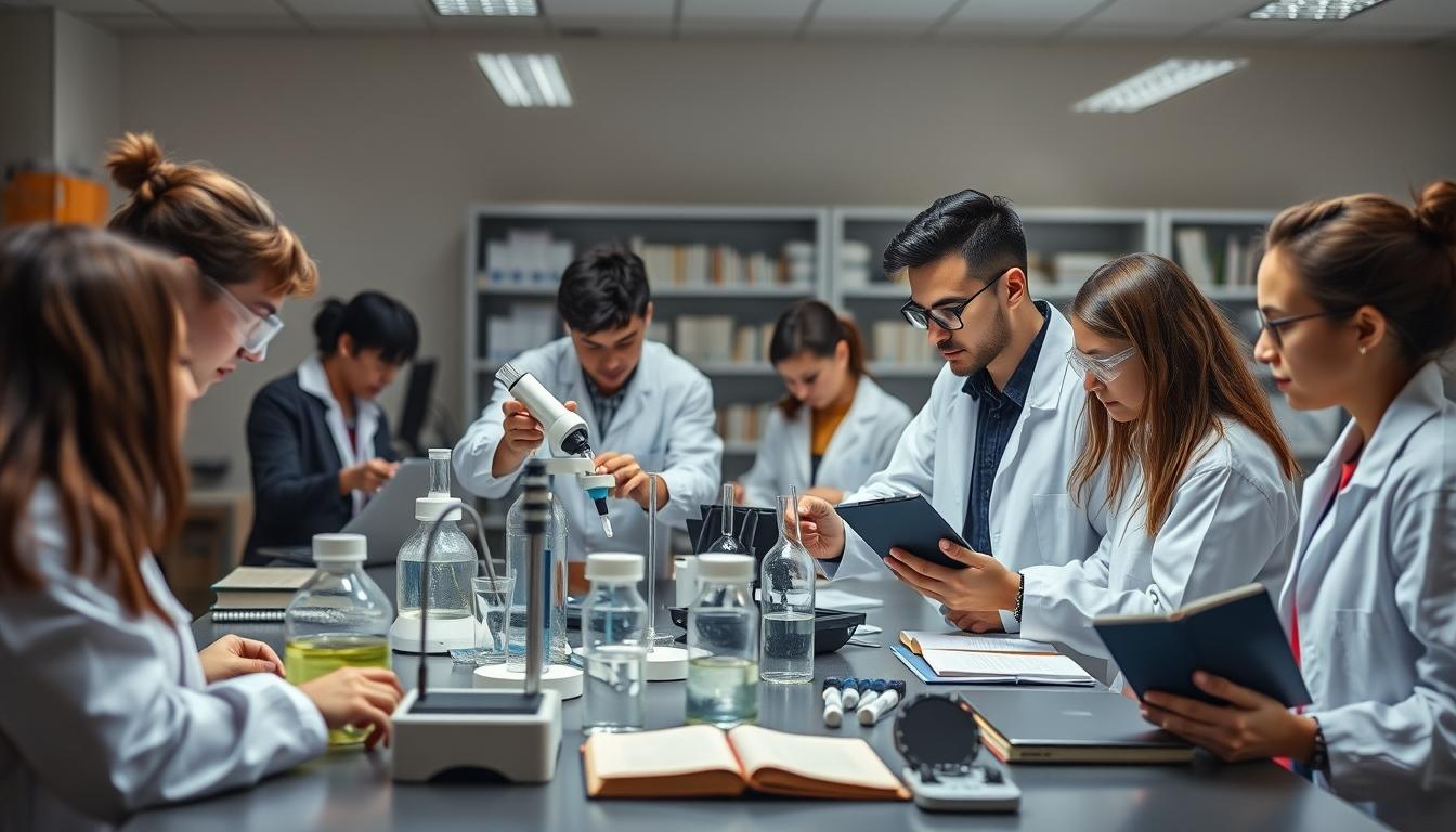 Modern university campus for students